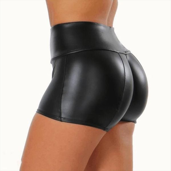 

black women leggins thin faux leather stretchy leggins women skinny running short leggings fitness pure color skinny