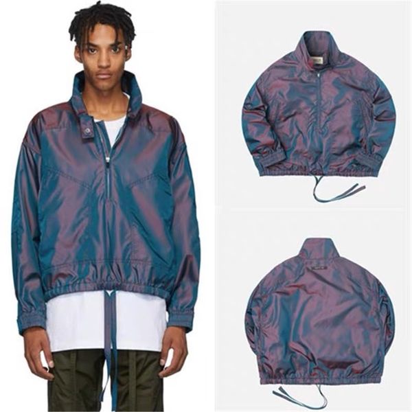 

fog 6th season 6 symphony bright ribbon zipper jacket jacket thin jacket sse s m  xl, Black;brown