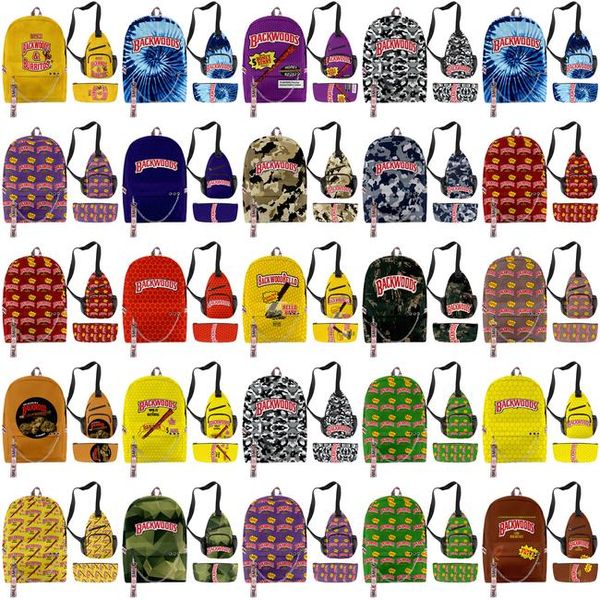 

ackwoods deals print backwoods school backwood bag bag backpack boys cigar men lapshoulder usa travel bag for zzlwq whole2019, Silver