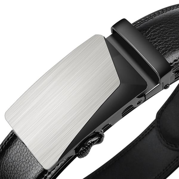 

brand belt new male designer automatic buckle cowhide leather men belt 105cm-125cm luxury belts for men ceinture homme, Black;brown