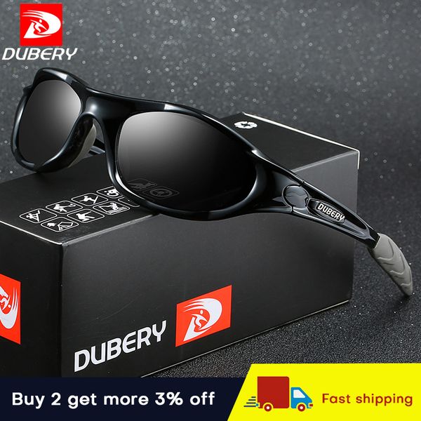 

dubery vintage sunglasses men women summer travling mirrored sunglasses glasses sports polarized black womens uv400, White;black