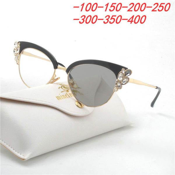 

women's optical glasses frame for eyewear eyeglasses women myopia eye glasses frame computer pchromic sunglasses uv400 fml, Black