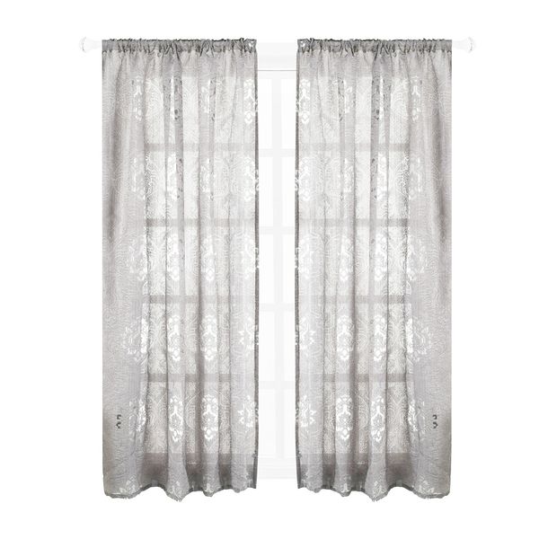 

bubble shape simple bedroom window curtain cut flower home decoration modern