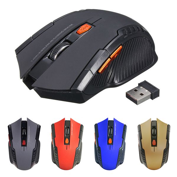 

mice 2.4g wireless mouse optical 6 buttons gamer usb receiver 1600dpi 10m gaming for pc lapcomputer