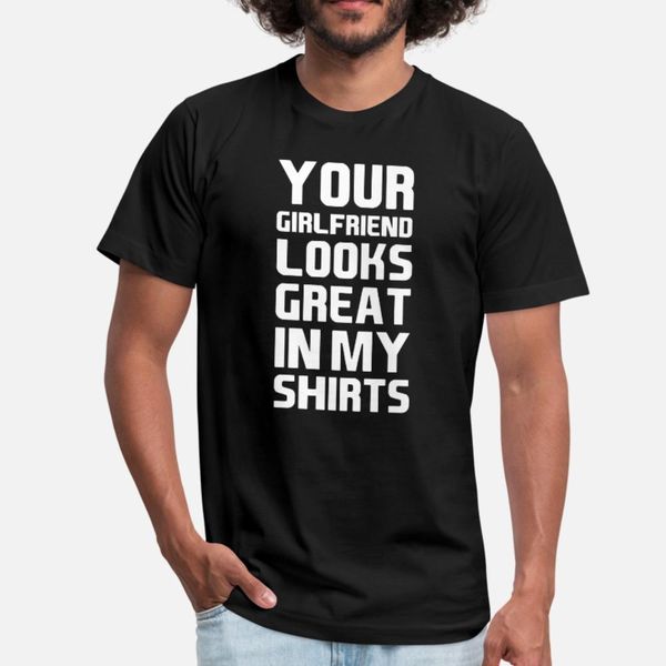 

ваш girlfriend отлично смотрится в my s тенниска мужчины настройка тройник рубашки crew neck kawaii известный basic summer style unique руба