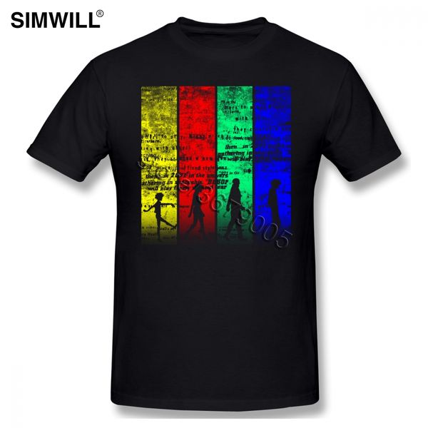 

men's cowboys bebop tee shirt fashion anime t shirt short sleeve eco cotton printed tshirts round collar plus size fans apparel