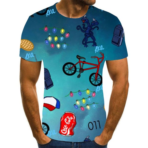 

verano tridimensional 3d vortex camiseta hombres mujeres moda de manga corta linda camiseta 3d print shirts hentai hentai men clothing