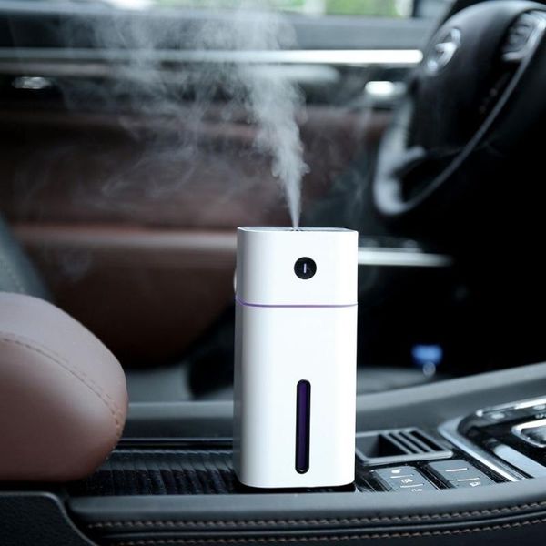 

car humidifier usb mini mist maker with led night lamp 180ml diffuser romantic color night lamp mist maker portable
