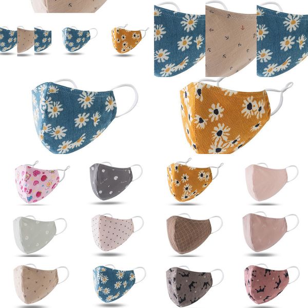 

mask mask 100% face mouth cartoon kids cotton washable reusable mask with filter dus zp67 x3lx