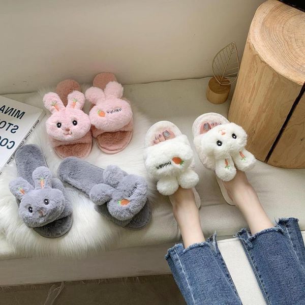 

home slippers women's shoes luxury slides pantofle massage flat designer 2020 short plush rubber sweet basic rome with shoes, Black