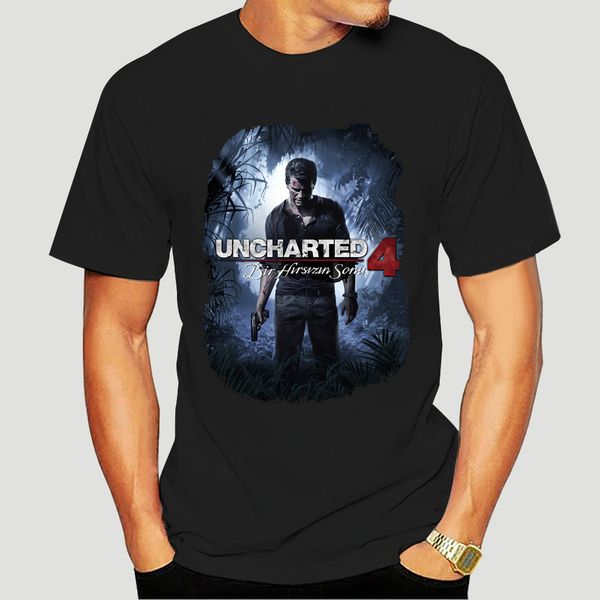 

мужчины майка uncharted 4 обложки end official video game tee смешно тенниска новизна тенниска вора женщин-4461a