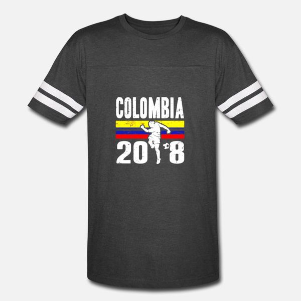 

colombia soccer 2018 ball football world in russia t shirt men printing short sleeve s-xxxl costume gift casual summer style pattern