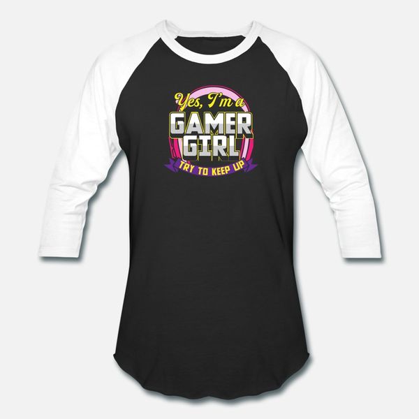 

gamer girl gaming online games streamer gift idea t shirt men designing tee shirt size s-3xl slim cute comical summer style normal shirt
