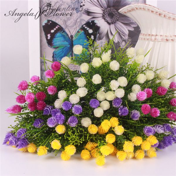 

colourful rural style fake aquatic plants artificial stars flower deskdecoration flowers short one bouquet home party decor