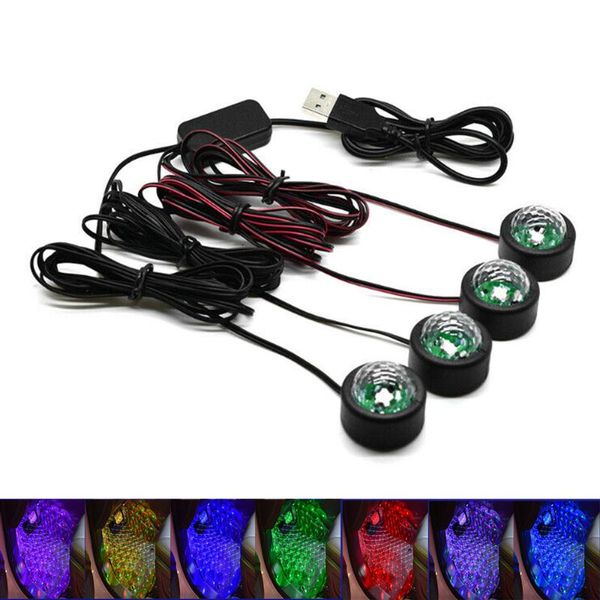 

car led atmosphere lamp sound control interior ambient star light usb decor car led atmosphere decoration light accessories