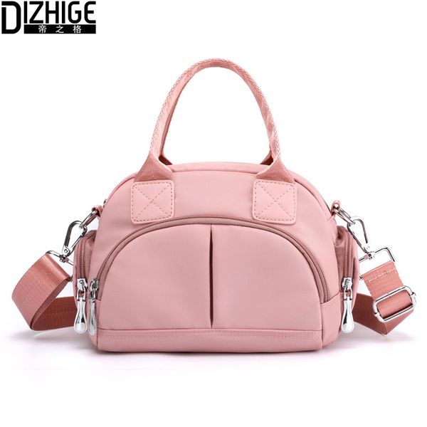 

dizhige fashion women small satchel waterproof nylon shoulder bag zipper purse ladies hand bags female handbags sac a main femme