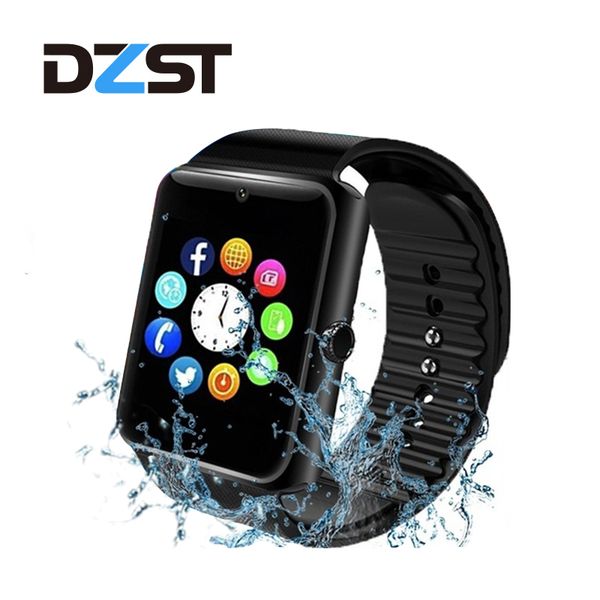 

2019 smart watch gt08 plus bluetooth pair metal clock with sim card slot push message for android ios phone smart watch pk s8