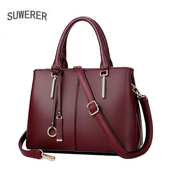 

suwerer new luxury handbags women bags cowhide leather shoulder bag women luxury handbags bags designer