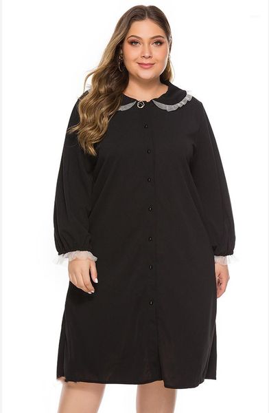 

dress casual long sleeves plluover dresses womens designer clothes womens plus size, White;black