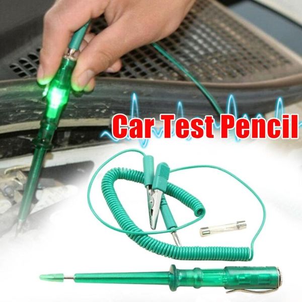 

car light circuit tester system detector lamp voltage dc 6v/12v/24v copper test pen detector probe light system test probe lamp