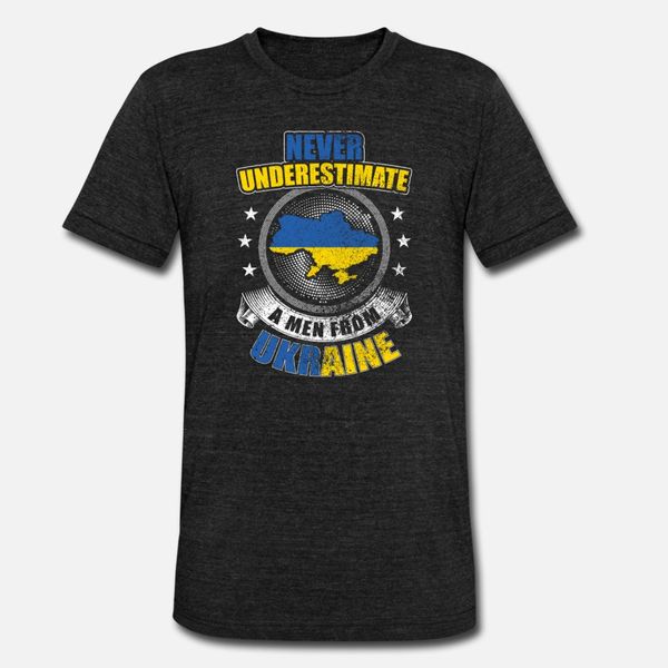 

never underestimate men from ukraine gift idea t shirt men custom short sleeve s-xxxl gents gift comfortable spring original shirt