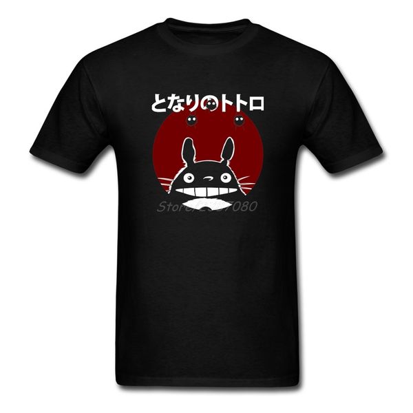 

new totoro anime t shirt street wear tshirt men cotton crewneck big size short sleeve t shirts fitness men