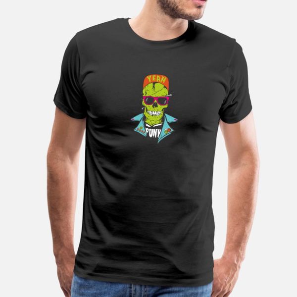 

punk zombie тенниска мужчин дизайнер хлопка s-3xl шаблон fit аутентичные лето стиль vintage рубашка