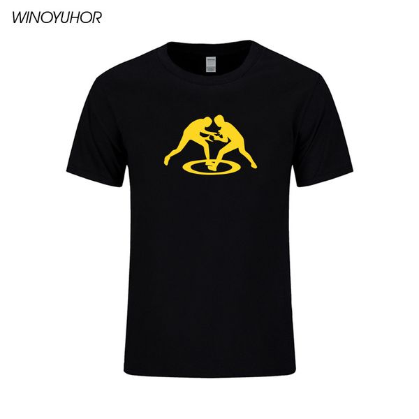 

прохладный мужская майка freestyle wrestling printed t-shirt man summer casual с коротким рукавом хлопок топы спортивные марка одежда