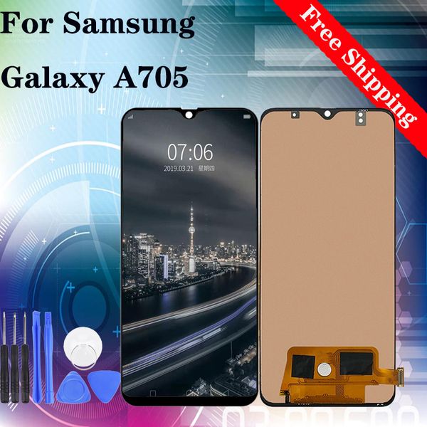 

tft brightness adjustable for samsung galaxy a70 a705 lcd display touch screen digitizer assembly 100% tested with tempered film gifts
