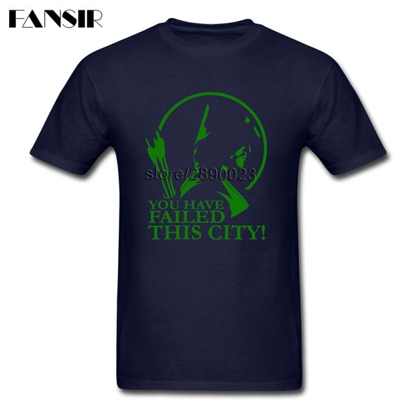 

you have failed this city green arrow latest design t shirts for men short sleeve cotton custom men t-shirt family tee