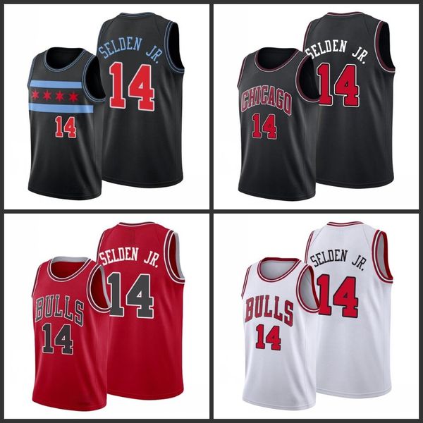 

chicago bulls wayne selden jr. men city basketball jersey, Black