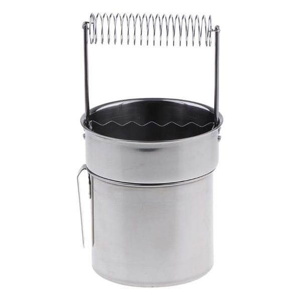 

artist prostainless steel brush washer removable brush cleaner spring holder, Black