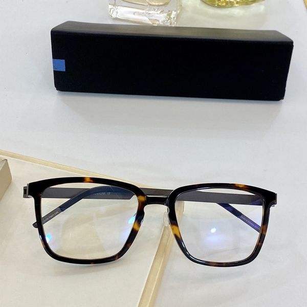 

ultra light no screw design titanium spectacle frame for myopia, full frame frame 6505 for reducing the burden on the bridge of nose, Black