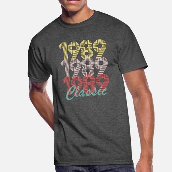 

classic 1989 30th birthday gift t shirt men designing tee shirt size s-3xl slim gift fashion summer style slim shirt
