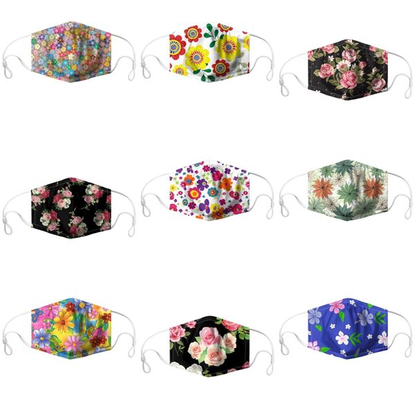 

face masks designer mask washable ultraviolet-proof dustproofriding cycling sports men women outdoor print mouth masks#308, Black