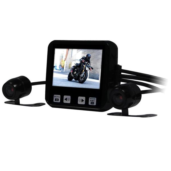 

new 2.0" screen touch key c6 car black box dual lens motorcycle dvr camera video recorder support gps and g-sensor car dvr