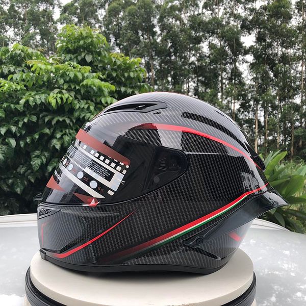 

new arrival black-red trajectory full face motorcycle helmet casco motorbike capacete summer season big tail spoiler helmet