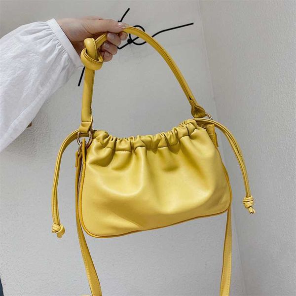 

mini fashion elegant clutch evening party bags women big ruched pillow bag pu leather pouch handbags designer bags
