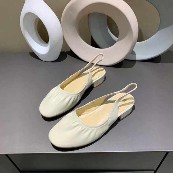 

comfortable fashion classics sandals women casual round toe new party dress pure color shoes, Black