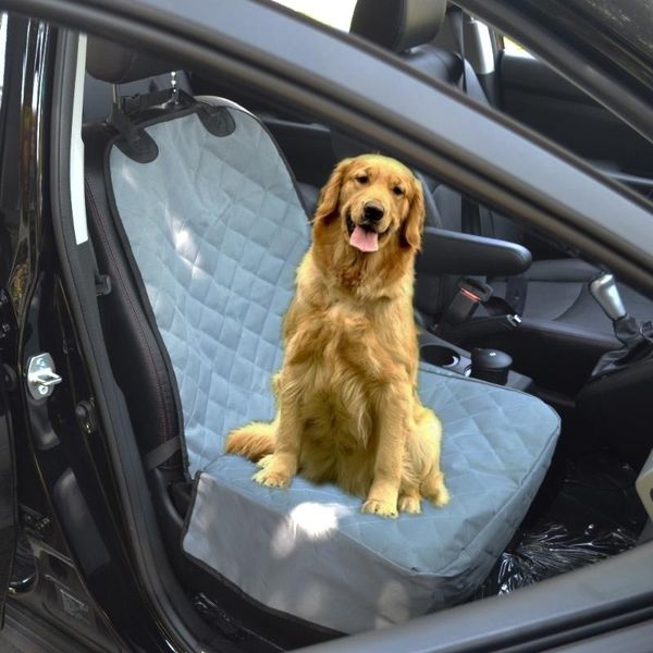 

dog car seat covers waterproof soft quilting non-slip front cover mat cushion protector pet accessories