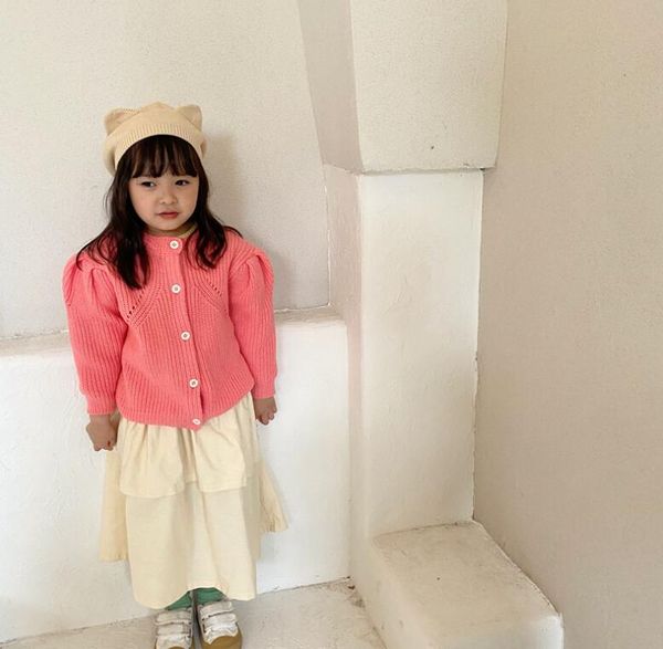 

2020 new arrival girls boys knitted sweaters autumn winter full sleeve fashion kids cardigan 1-6 years qw386, Blue;gray