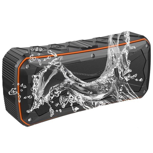 

cgjxswaterproof sport bluetooth speaker with 4500mah dual 8w output power bank function subwoofers portable wireless speaker