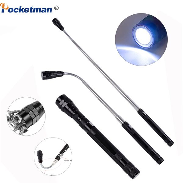 

flashlights torches ultra powerful flexible head torch with magnet portable led lamp tool light