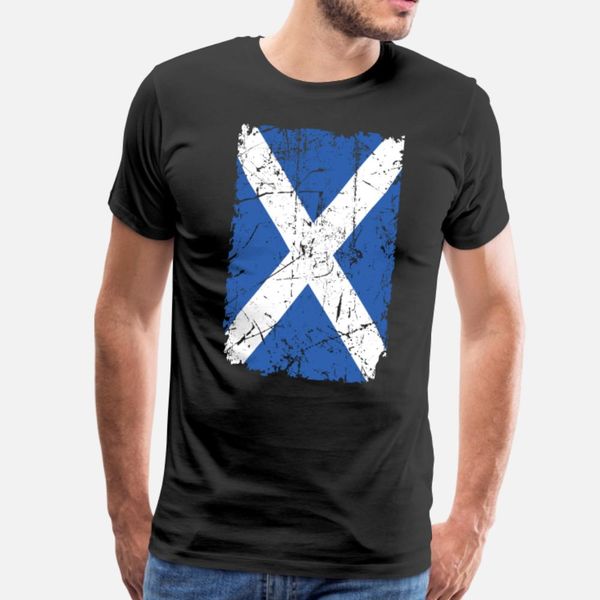 

scotland t shirt men customized short sleeve plus size 3xl formal famous funny spring trend shirt