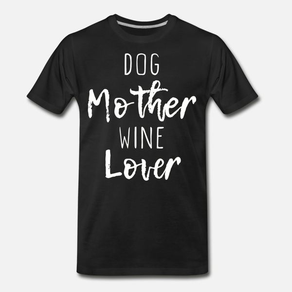 

собака мать вино lover рубашка футболка мужчины хлопок трикотажная s-3xl оригинальный подарок смешной повседневный спринг нормальная рубашка