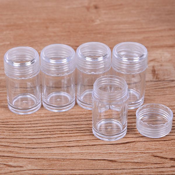 

20pcs container transparent storage bottle diamond painting beads organizer jar