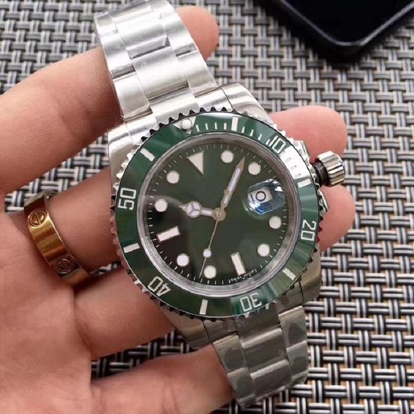 

orologio glide lock men mens sprot watch watches automatic mechanical ceramic bezel 316 stainless steel wristwatches, Slivery;brown