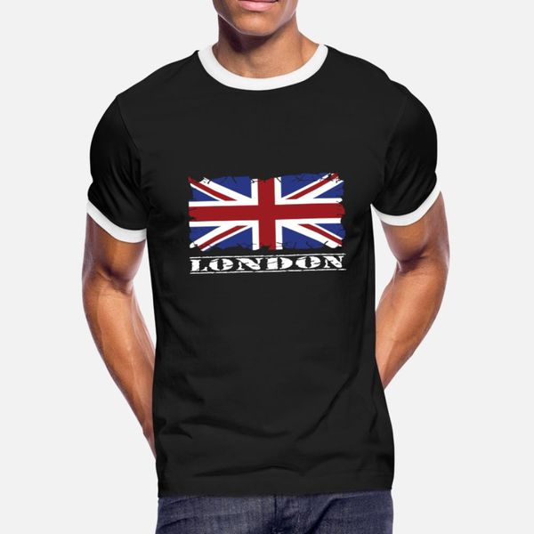 

london union jack great britain brexit gift t shirt men knitted cotton o neck original crazy building summer style pictures shirt