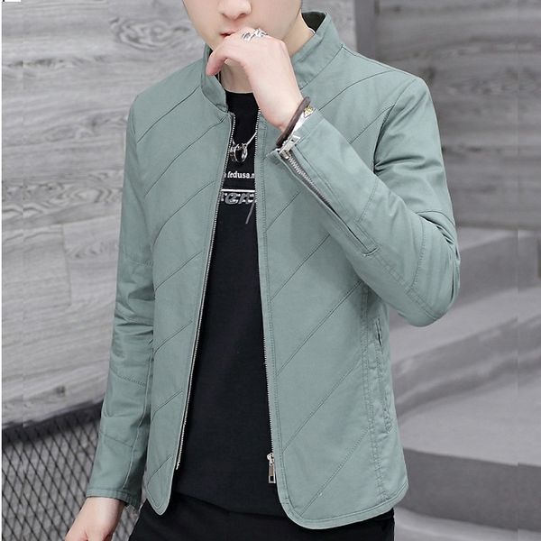 

men's jackets 2021 autumn casual cardigan men long sleeve patchwork fashion outwear sweater male brand clothing slim l47, Black;brown