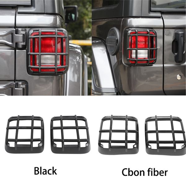 

abs car rear tail light lamp guard cover trim for jeep wrangler jl 2018+ auto exterior accessories